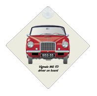 MG Magnette MkIV 1961-68 Car Window Hanging Sign